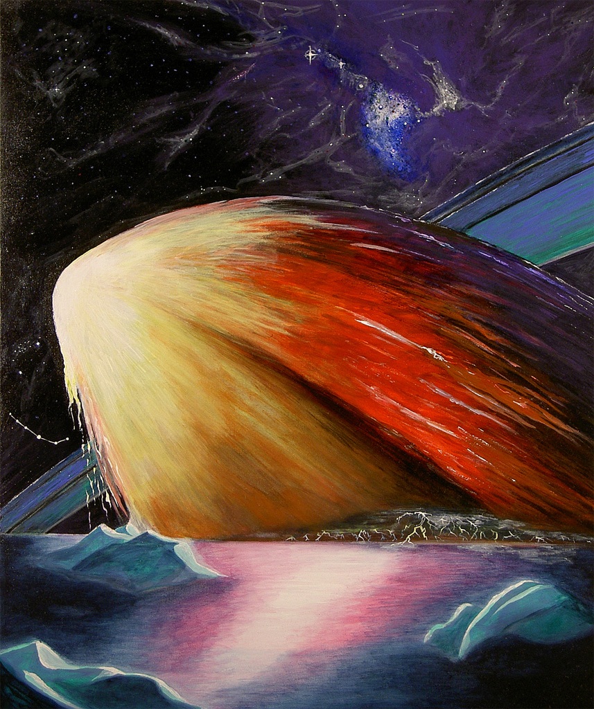 Asteroid aus einer fernen Welt | 2003 | 50x60cm |  Das soll nie passieren!