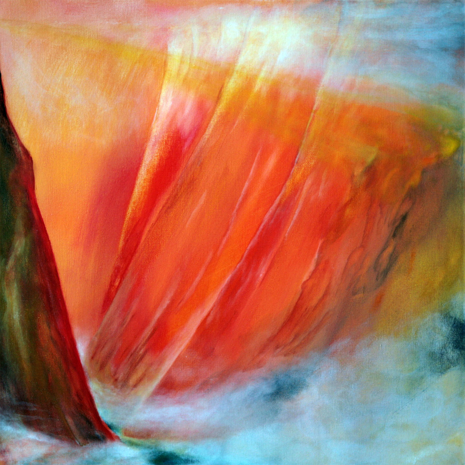 Goldener Herbst | 2006 | 50x50cm | Bergriesen und Heimat der Trolle - die Norwegischen Fjorde