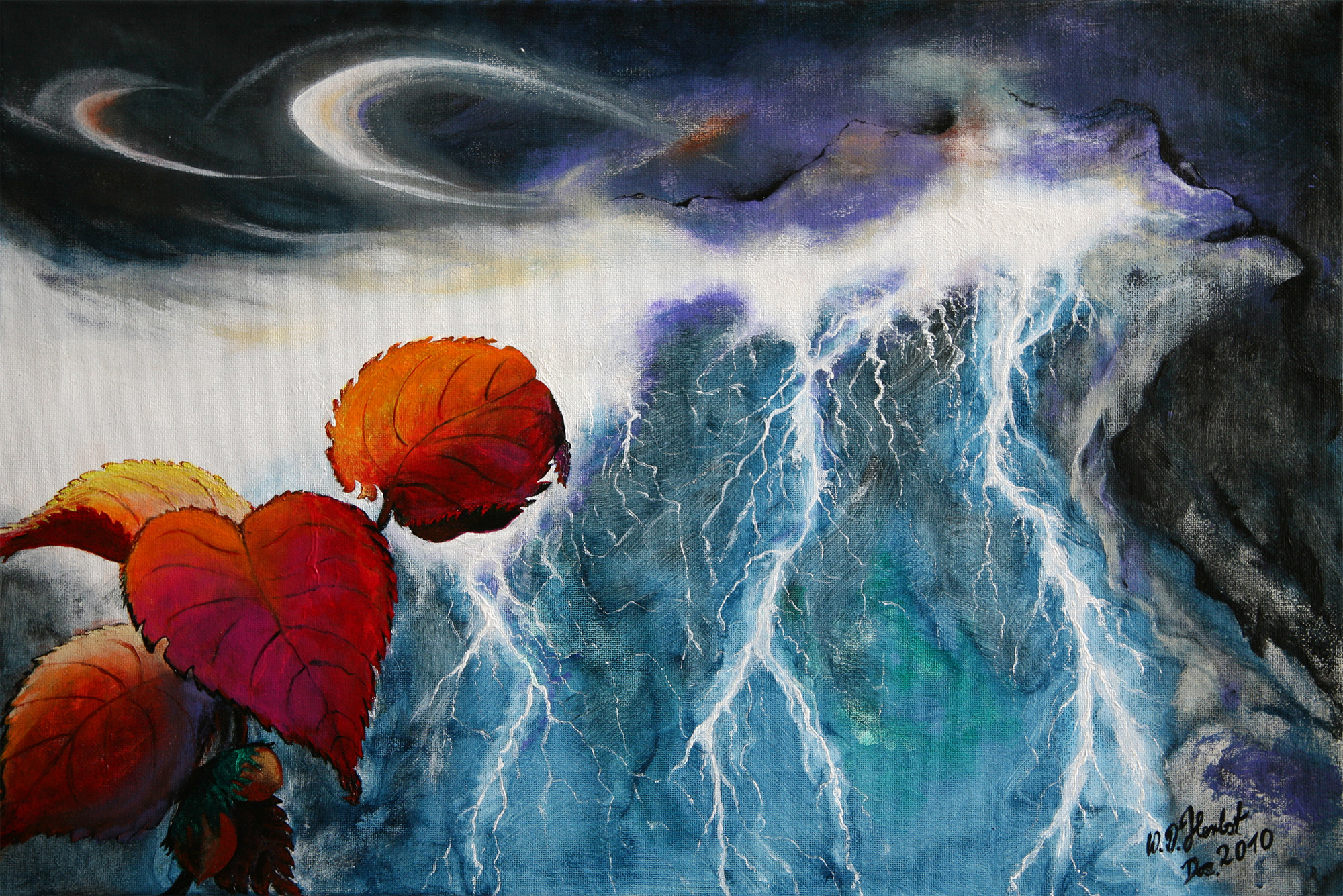 Gewitter | 2010 | 60x80cm | Für meine Schwester Metina